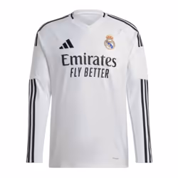 2024-2025 Real Madrid Long Sleeve Home Shirt - 3XL