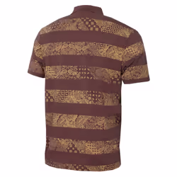 adidas Golf Mens 2024 Go To Printed Recycled Breathable AeroReady Polo Shirt - M, Shadow Fig Melange