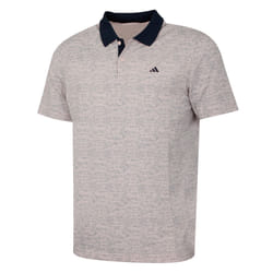 adidas Golf Mens 2024 Go To Printed Recycled Breathable AeroReady Polo Shirt - L, Sandy Pink