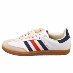adidas Samba Og Sportyrich Mens Fashion Trainers in White Navy Red - 6.5