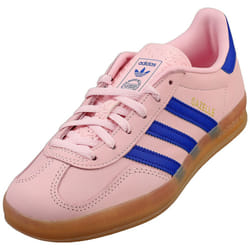 adidas Gazelle Indoor Womens Fashion Trainers in Pink Blue - 7 UK