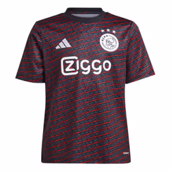 2024-2025 Ajax Pre Match Shirt (Black) - Kids - MB