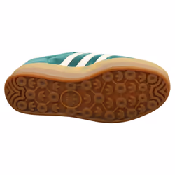 adidas Gazelle Bold Womens Fashion Trainers in Green Off White - 5.5