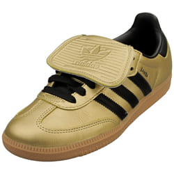 adidas Samba Lt Womens Fashion Trainers in Gold Black - 5