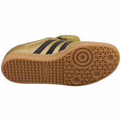 adidas Samba Lt Womens Fashion Trainers in Gold Black - 5