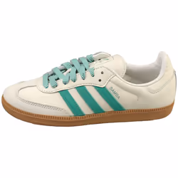 adidas Samba Og Womens Fashion Trainers in Off White Green - 8.5 UK