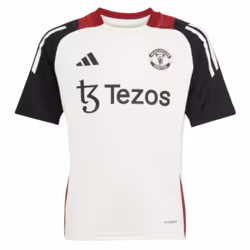 2024-2025 Man Utd Training Jersey (Off White) - Kids - XXL