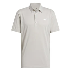adidas Golf Mens 2025 Tour Textured Print Recycled Left Chest Polo Shirt - L, Putty Beige
