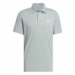 adidas Golf Mens 2025 Tour Textured Print Recycled Left Chest Polo Shirt - XL, Silver Green