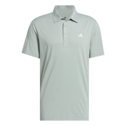 adidas Golf Mens 2025 Tour Textured Print Recycled Left Chest Polo Shirt - XL, Silver Green