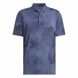 adidas Golf Mens 2025 Ultimate365 Tour Printed Breathable Left Chest Polo Shirt - XL, Collegiate Navy/Ink