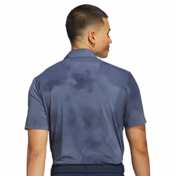 adidas Golf Mens 2025 Ultimate365 Tour Printed Breathable Left Chest Polo Shirt - XL, Collegiate Navy/Ink