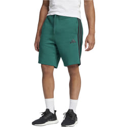 Adidas Essential 3 Stripes Mens French Terry Shorts - Green, XL