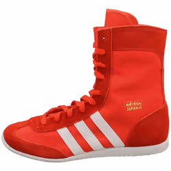 adidas Japan H Womens Boxing Shoes in Red White - 6 UK