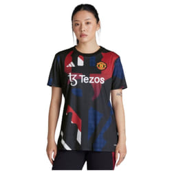 2024-2025 Man Utd Pre-Match Shirt (Black) - Womens - XL