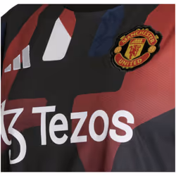 2024-2025 Man Utd Pre-Match Shirt (Black) - Womens - XL