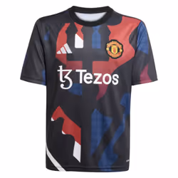 2024-2025 Man Utd Pre-Match Jersey (Black) - Kids - XXL