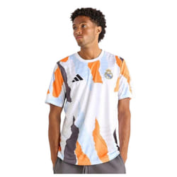 2024-2025 Real Madrid Pre-Match Shirt (White/Crew Orange) - XXL