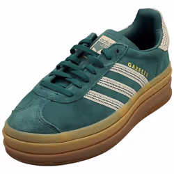 adidas Gazelle Bold Womens Fashion Trainers in Green - 5