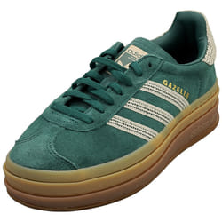 adidas Gazelle Bold Womens Fashion Trainers in Green - 6.5