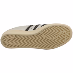 adidas Superstar Vintage Womens Classic Trainers in White Black - 10