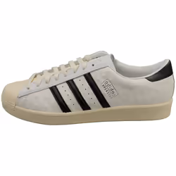 adidas Superstar Vintage Womens Classic Trainers in White Black - 11.5
