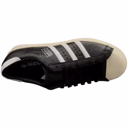 adidas Superstar Vintage Womens Classic Trainers in Black White - 10
