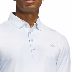 adidas Golf Mens 2025 Ultimate365 Tour Printed Breathable Left Chest Polo Shirt - XL, Wonder Blue/White