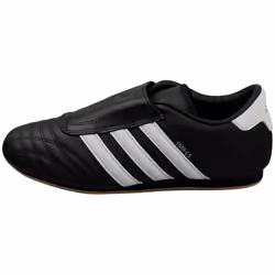 adidas Taekwondo Womens Casual Trainers in Black White - 6.5