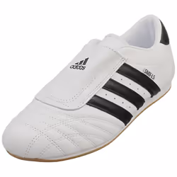 adidas Taekwondo Womens Casual Trainers in White Black - 6.5