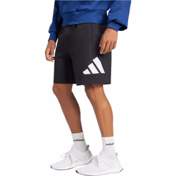 Adidas Essential Mens Shorts Poly Cotton Dri Fit Sportswear - Black, XL