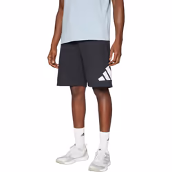 Adidas Essential Mens Shorts Poly Cotton Dri Fit Sportswear - Black, XL