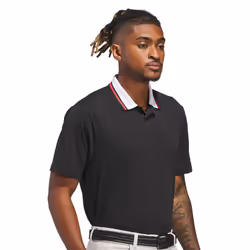 adidas Golf Mens 2025 Beyond The Course Twist Knit Breathble Polo Shirt - M, Black