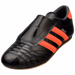 adidas Taekwondo Womens Fashion Trainers in Black Red - 7