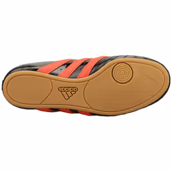 adidas Taekwondo Womens Fashion Trainers in Black Red - 6