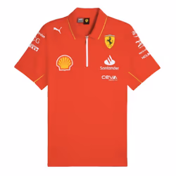 2024 Scuderia Ferrari Team Polo Shirt (Red) - L