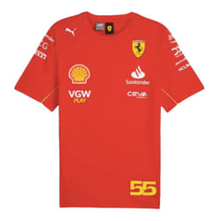 2024 Ferrari Carlos Sainz Driver T-Shirt (Red) - L