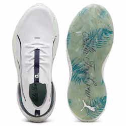 Puma Golf Mens X Ptc Electrocat Nitro Palm Spikeless Shoes - UK 9, White/Blue/Green