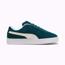 ) Puma Suede XL Suede Dark Green Trainers - Green, 9 (Adults'