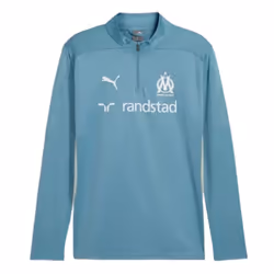 2024-2025 Marseille Training 1/4 Zip Top (Bold Blue) - L