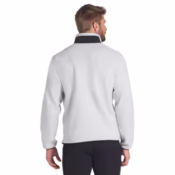 Puma Golf Mens 2024 Warmcell Breathable 'Cat' Logo Fleece 1/4 Zip Sweater - XL, Ash Gray/Puma Black