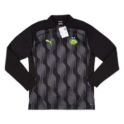 2024-2025 PSV Eindhoven Prematch 1/4 Zip Top (Black) - S