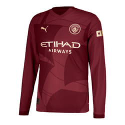 2024-2025 Man City Third Long Sleeve Authentic Shirt - L