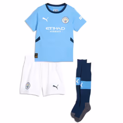 Manchester City Kids Home Mini Kit 2024/25 - 3-4 Years
