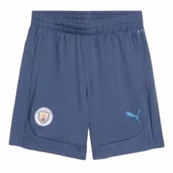 2024-2025 Man City Training Shorts (Inky Blue) - Kids - SB