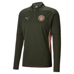 Manchester City Dark Green Â¼ Zip Training Top - M