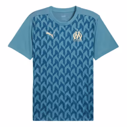 2024-2025 Marseille Pre-Match Shirt (Bold Blue) - M