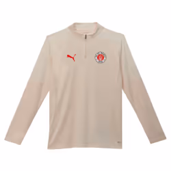 2024-2025 St Pauli Training 1/4 Zip Top (Sugared Almond) - L