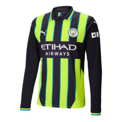 2024-2025 Man City Away Long Sleeve Authentic Shirt - XXL