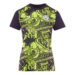 2024-2025 Man City Pre-Match Shirt (Yellow Glow) - Womens - M